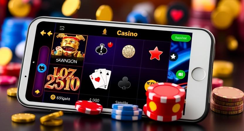 Full-featured casino and betting in 77BAC app
